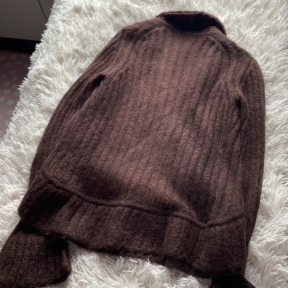 Brown Wool Cardigan - Picture 5 of 5